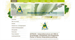 Desktop Screenshot of heilpraktikerschuleaztekos.com